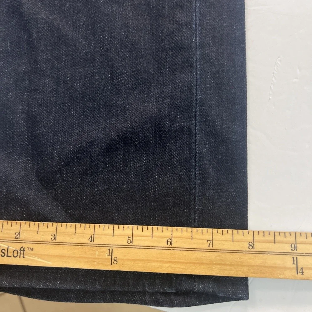 Hudson Byron Five Pocket Str Jeans Mens Size 33/34 Dark Blue Denim‎ Button Fly
